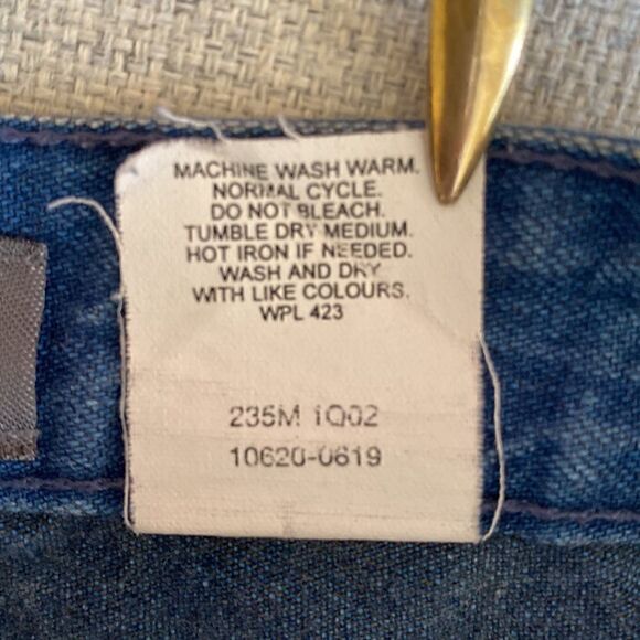 Vintage Levi’s Silvertab Flared Low Rise Bell Bottom Jeans Size 7 Junior - Picture 11 of 11